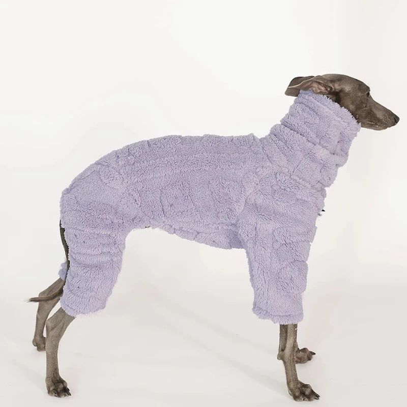 Winter Velvet 4-Legged Sweatshirt for Huibit Dog Cotton Clothes Spring Warm Coat for Bedlington Purple Soft Pajamas Dog Jacket
Winter Velvet 4-Legged Sweatshirt for Huibit Dog Cotton Clothes Spring Warm Coat for Bedlington Purple Soft Pajamas Dog Jacket