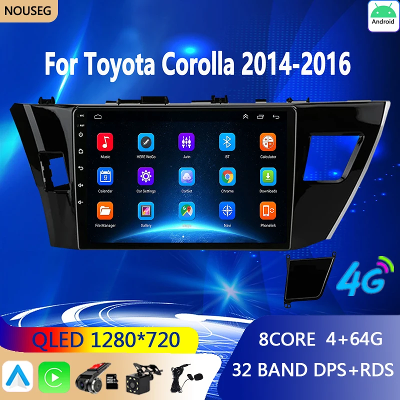 Автомобильный радиоприемник на Android для Toyota Corolla Ralink 2013 - 2016 4G, автомобильное стерео радио, мультимедийный видеоплеер, навигация GPS
Автомобильный радиоприемник на Android для Toyota Corolla Ralink 2013 - 2016 4G, автомобильное стерео радио, мультимедийный видеоплеер, навигация GPS