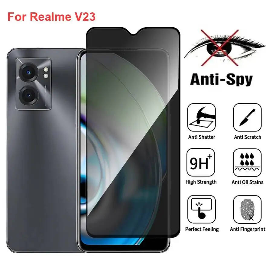 Realme V23 RMX3571 Anti Spy Privacy Tempered Glass Protector Compatible For Realmev23 Full Cover Screen Phone Film
Realme V23 RMX3571 Anti Spy Privacy Tempered Glass Protector Compatible For Realmev23 Full Cover Screen Phone Film