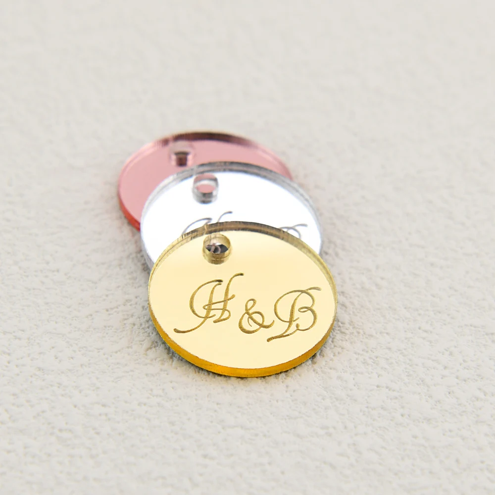 Artisan Custom Laser Engraved Mirror Acrylic Tags, 20mm Circle, Eco-friendly for DIY Crafts, Personalized Gifts
Artisan Custom Laser Engraved Mirror Acrylic Tags, 20mm Circle, Eco-friendly for DIY Crafts, Personalized Gifts