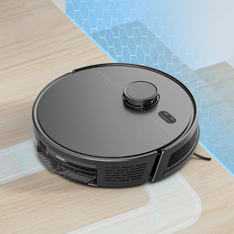 Self-Charging Laser Mop Wifi Home Lidar 3 in 1 Wireless Automatic Cleaning Robot Vacuum Cleaner
Self-Charging Laser Mop Wifi Home Lidar 3 in 1 Wireless Automatic Cleaning Robot Vacuum Cleaner