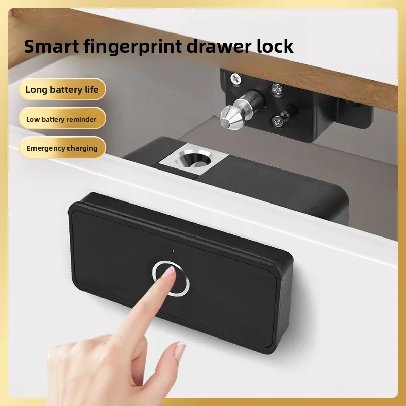 Drawer Fingerprint Lock Intelligent Lock Cabinet Door Office Desk Shoe Cabinet Bedside Table Wardrobe Password Lock
Drawer Fingerprint Lock Intelligent Lock Cabinet Door Office Desk Shoe Cabinet Bedside Table Wardrobe Password Lock