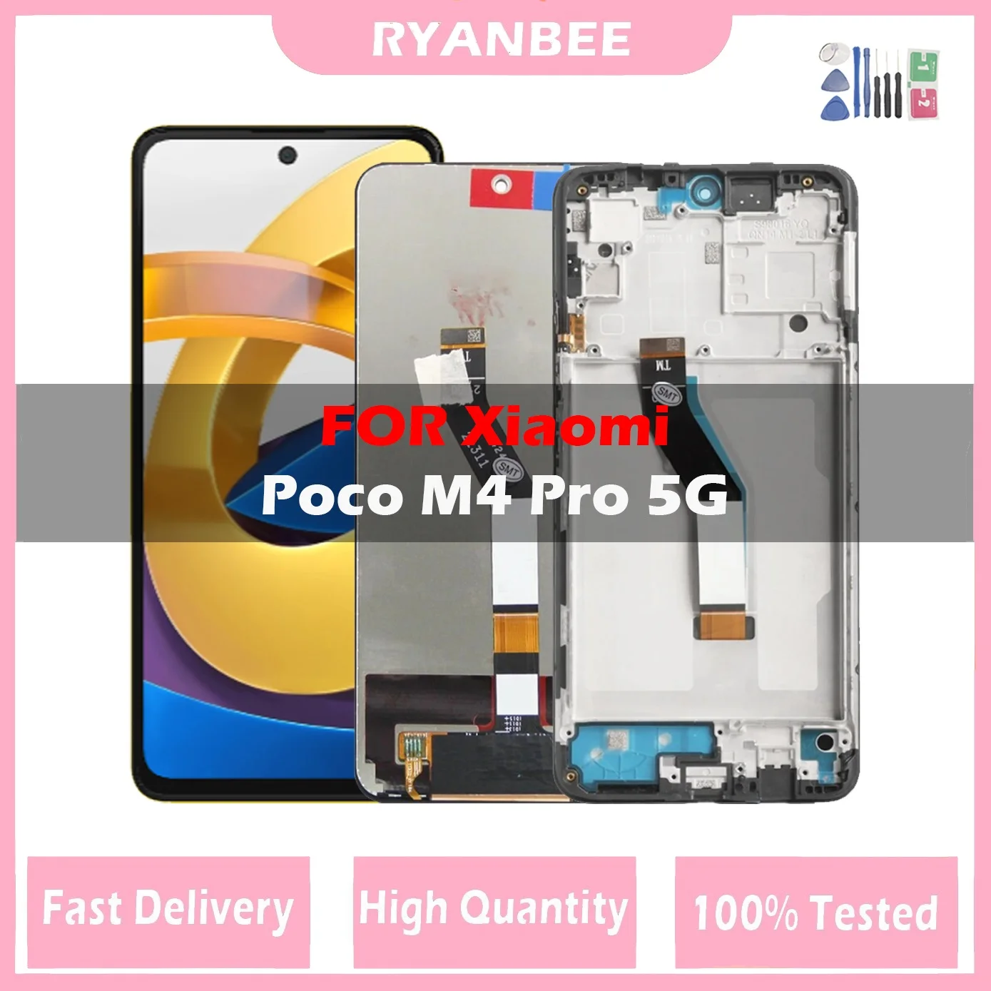 6,6 "Оригинальный ЖК-дисплей для Xiaomi Poco M4 Pro с рамкой, сенсорный экран, дигитайзер для Poco M4 Pro 5G 21091116AG MZB0BGVIN экран
6,6 "Оригинальный ЖК-дисплей для Xiaomi Poco M4 Pro с рамкой, сенсорный экран, дигитайзер для Poco M4 Pro 5G 21091116AG MZB0BGVIN экран