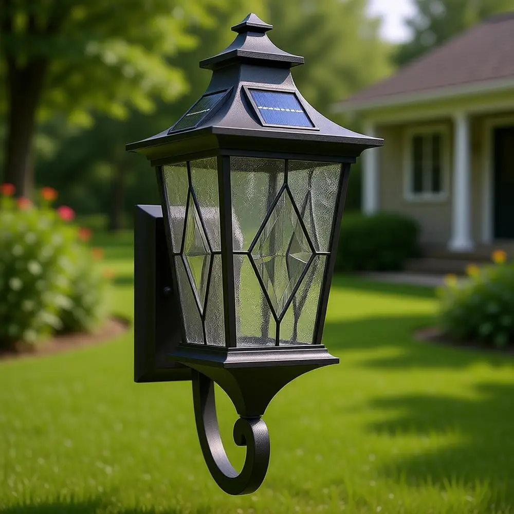 Exterior Front Porch Light with Water Handmade Solder Glass Dusk to Dawn Sconce Lights Outdoor 20.9 Inch Height Large Size Water
Exterior Front Porch Light with Water Handmade Solder Glass Dusk to Dawn Sconce Lights Outdoor 20.9 Inch Height Large Size Water