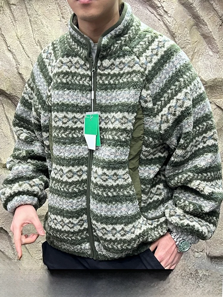 Ретро Fair Isle ort Jaet, осенне-зимняя молния на подкладке, свободная верхняя одежда Plu, подставка для молодежи, полиэфирное волокно
Ретро Fair Isle ort Jaet, осенне-зимняя молния на подкладке, свободная верхняя одежда Plu, подставка для молодежи, полиэфирное волокно