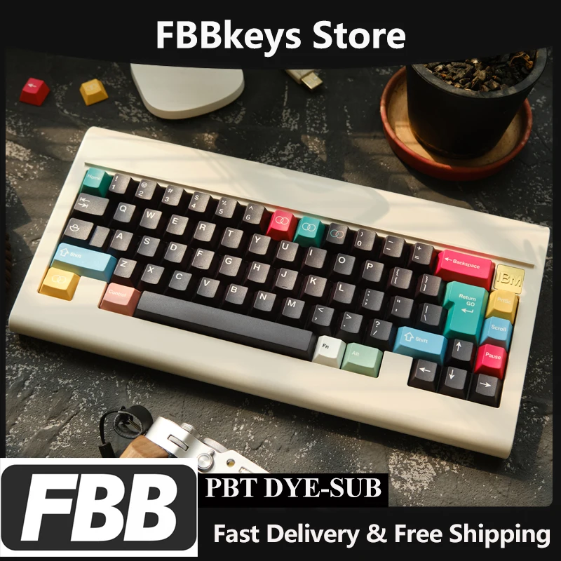 FBB Keycaps Retro 3000 Style PBT Sublimation 1.7mm Thickened Customized Mechanical Keyboard Keycap For Cherry Profile MX switche
FBB Keycaps Retro 3000 Style PBT Sublimation 1.7mm Thickened Customized Mechanical Keyboard Keycap For Cherry Profile MX switche