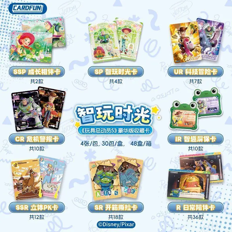 Card.Fun Toy Story 5 Official Trading Cards Deluxe Hobby Card Packs Desk Gift For Fans Collectors Value Pack
Card.Fun Toy Story 5 Official Trading Cards Deluxe Hobby Card Packs Desk Gift For Fans Collectors Value Pack