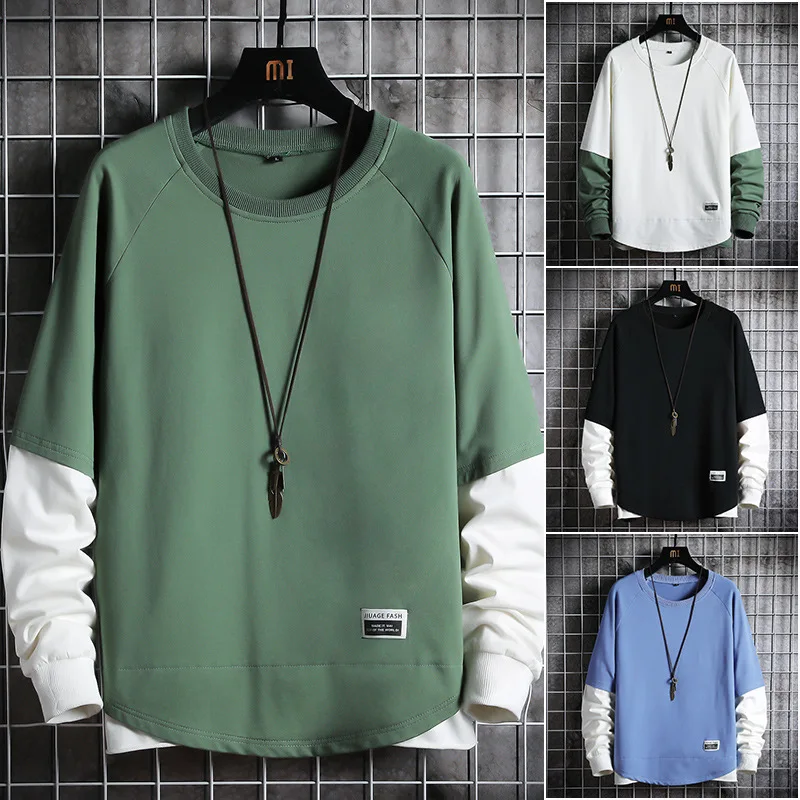 Long Sleeve Hoodies Men Clothes Fashion Casual Pullover Round Neck Fall Street Male Sportswear
Long Sleeve Hoodies Men Clothes Fashion Casual Pullover Round Neck Fall Street Male Sportswear