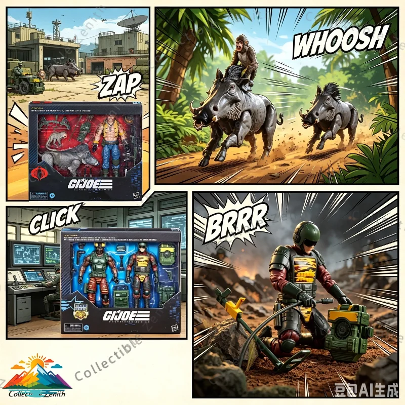 【IN STOCK】Hasbro G.I. Joe Tiger Force Roadblock & Tripwire + Cobra Dreadnok Gnawgahyde 6-Inch Action Figure 2-Pack Set
【IN STOCK】Hasbro G.I. Joe Tiger Force Roadblock & Tripwire + Cobra Dreadnok Gnawgahyde 6-Inch Action Figure 2-Pack Set