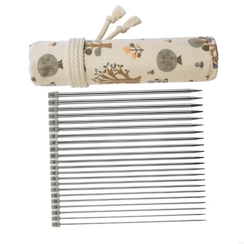 X4YE 11Pairs Single Pointed Knitting Needle Bag Case 25.0cm Straight Knitting Needle
X4YE 11Pairs Single Pointed Knitting Needle Bag Case 25.0cm Straight Knitting Needle