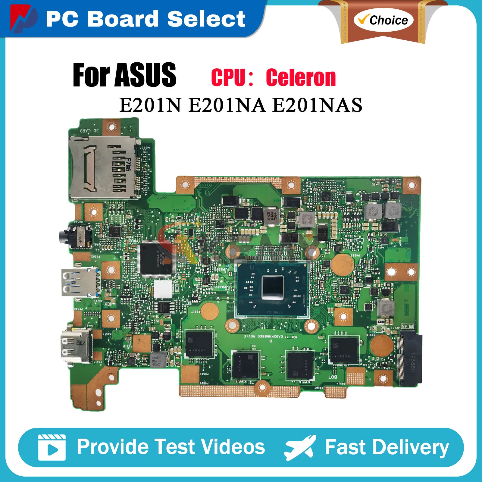 E201NA Laptop Motherboard For ASUS EeeBook E201NAS E201NA E201N Notebook Mainboard With Celeron CPU 100% tests OK fast shipping
E201NA Laptop Motherboard For ASUS EeeBook E201NAS E201NA E201N Notebook Mainboard With Celeron CPU 100% tests OK fast shipping
