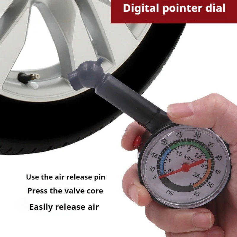 Car Tire Pressure Gauge Tyre Deflation Pointer Auto Tire Inflation Pressure Gauge Measurement High Precision Meter Detector
Car Tire Pressure Gauge Tyre Deflation Pointer Auto Tire Inflation Pressure Gauge Measurement High Precision Meter Detector