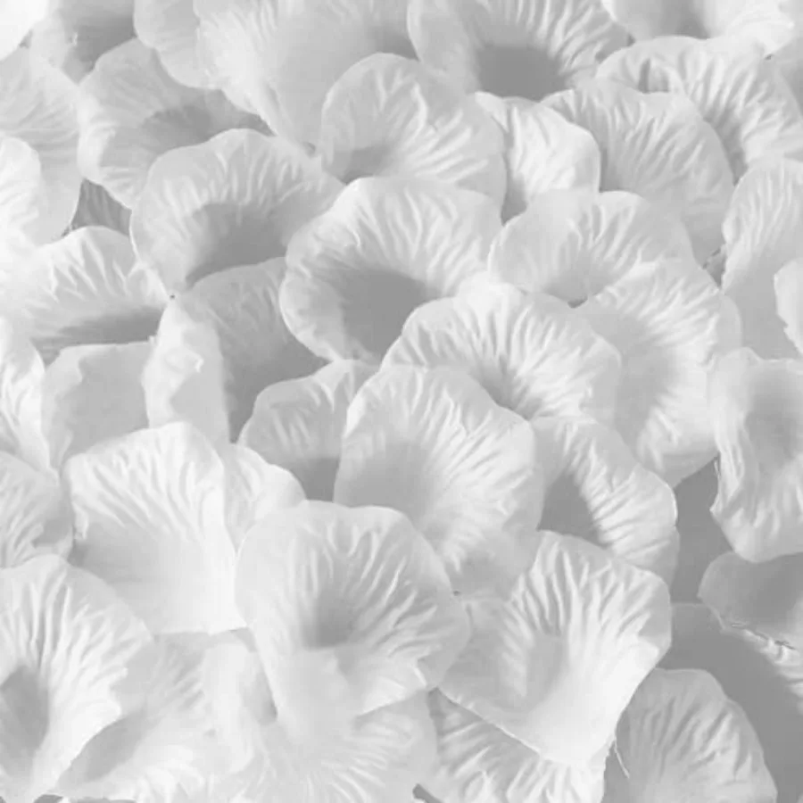 3600 Pcs White Silk Rose Petals, Artificial Flower Petals for Wedding, Valentine's Day, Engagement, Special Events Decorations
3600 Pcs White Silk Rose Petals, Artificial Flower Petals for Wedding, Valentine's Day, Engagement, Special Events Decorations