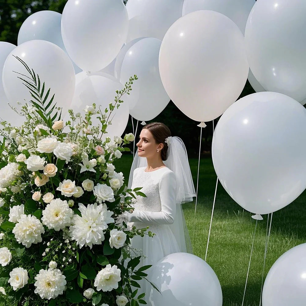 White Latex Balloons 5-36inch Advanced White Balloon Wedding Decoration Happy Birthday Party Baby Shower Globos Decor Supplies
White Latex Balloons 5-36inch Advanced White Balloon Wedding Decoration Happy Birthday Party Baby Shower Globos Decor Supplies
