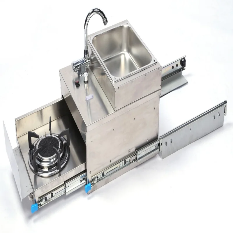 Boat Caravan RV Stainless Steel 1 Burner Pull Type Gas Stove With Integrated Sink And Faucet 480*400*315mm GR-C006
Boat Caravan RV Stainless Steel 1 Burner Pull Type Gas Stove With Integrated Sink And Faucet 480*400*315mm GR-C006