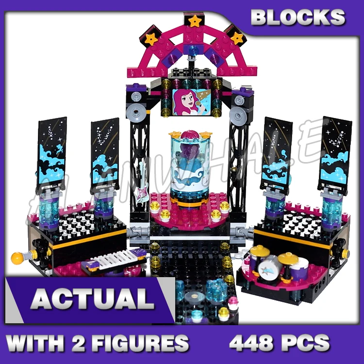 448pcs Friends Pop Star Show Stage Livi Andrea Girl music dance guitar 10406 Building Blocks Sets Compatible with Model
448pcs Friends Pop Star Show Stage Livi Andrea Girl music dance guitar 10406 Building Blocks Sets Compatible with Model