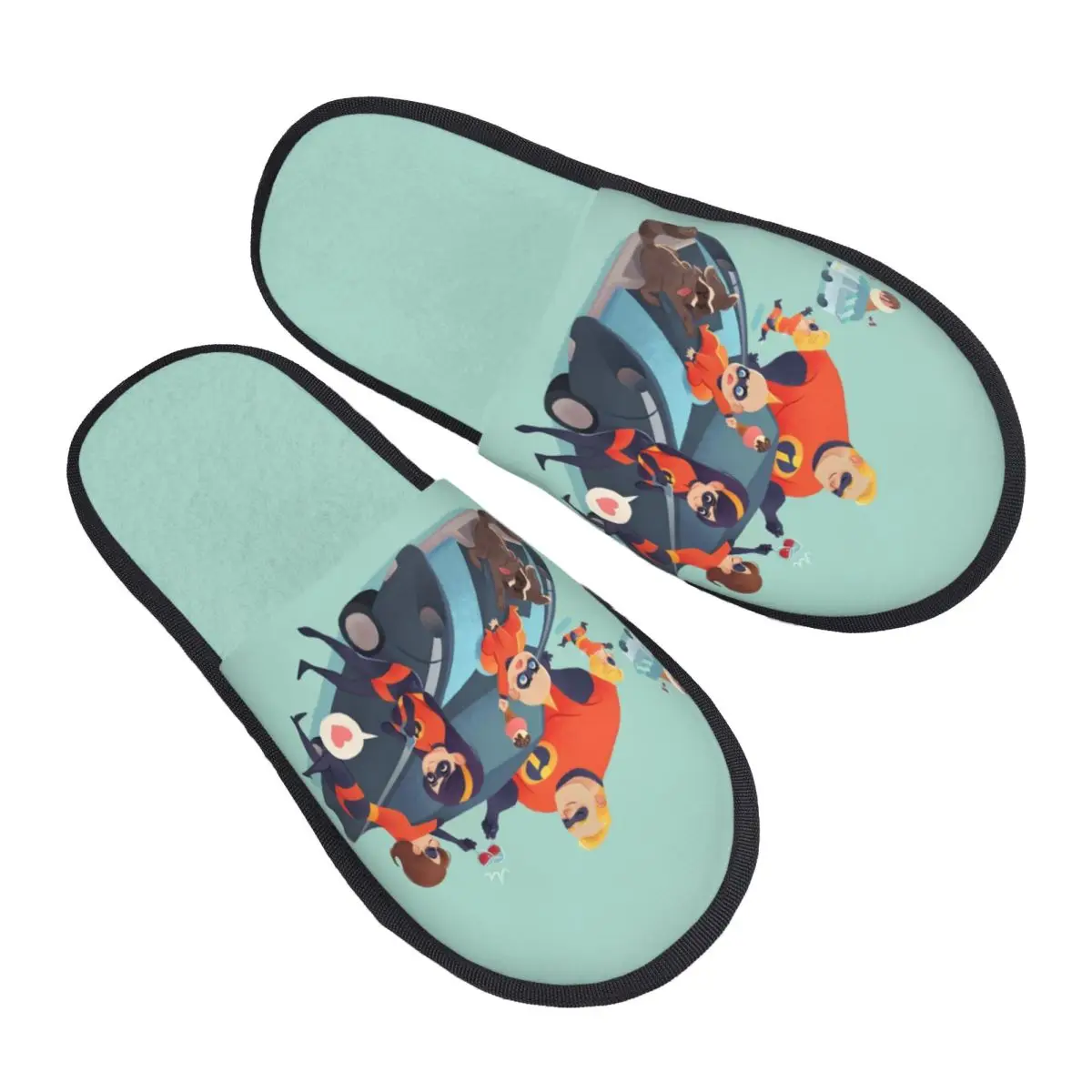 Custom The Incredibles House Slippers Women Comfy Memory Foam Superhero Film Slip On Spa Slipper Shoes
Custom The Incredibles House Slippers Women Comfy Memory Foam Superhero Film Slip On Spa Slipper Shoes