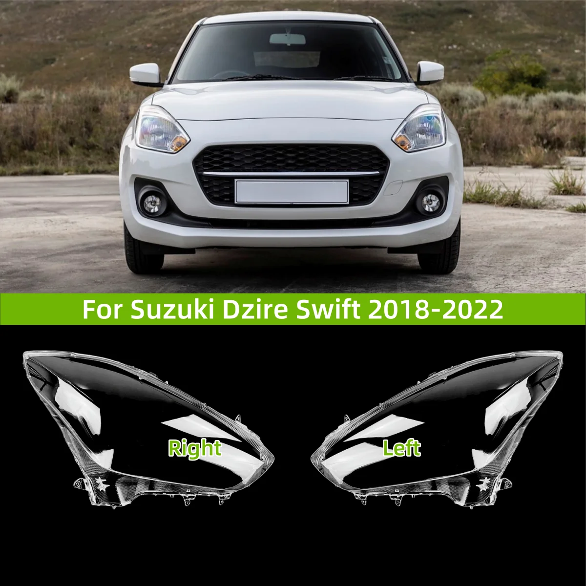 For Suzuki Dzire Swift 2018 2019 2020 2021 2022 Transparent Lampshade Headlamp Hood Shell Replace Original Glass Lamp Cover
For Suzuki Dzire Swift 2018 2019 2020 2021 2022 Transparent Lampshade Headlamp Hood Shell Replace Original Glass Lamp Cover