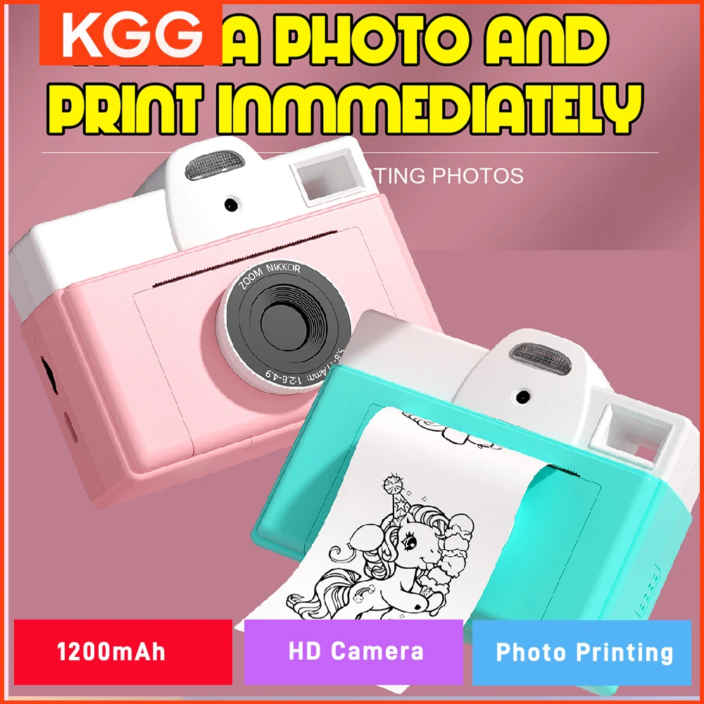 Kids Thermal Print Camera Children Digital Instant Camera Print Instant Photo Printing Toys Camera With Lanyard Gifts Boys Girls
Kids Thermal Print Camera Children Digital Instant Camera Print Instant Photo Printing Toys Camera With Lanyard Gifts Boys Girls