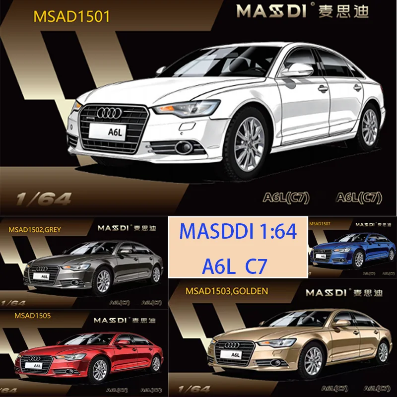 MASSDI 1:64 A6L(C7) Alloy Simulation Car Model Static Collection Decorated Holiday Gifts Toys
MASSDI 1:64 A6L(C7) Alloy Simulation Car Model Static Collection Decorated Holiday Gifts Toys