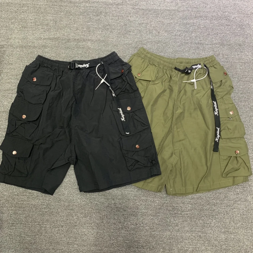 KAPITAL Повседневные вельветовые орты с множеством шнурков с эластичной резинкой на талии Летняя молодежная модная рабочая одежда Прямые штанины
KAPITAL Повседневные вельветовые орты с множеством шнурков с эластичной резинкой на талии Летняя молодежная модная рабочая одежда Прямые штанины