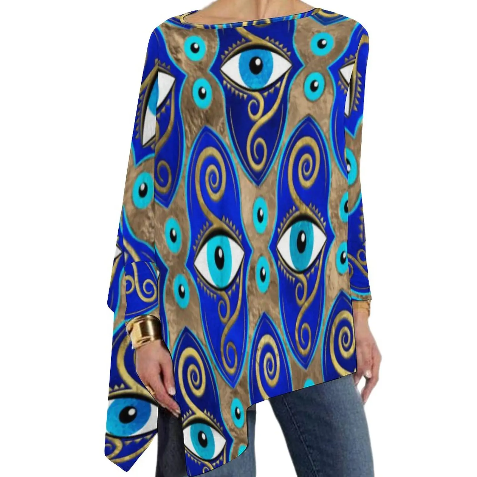 Abstract Evil Eye T Shirt Charm Trendy Long-Sleeve T Shirts Street Style Oversize Tee Shirt Female Print Clothes Birthday Gift
Abstract Evil Eye T Shirt Charm Trendy Long-Sleeve T Shirts Street Style Oversize Tee Shirt Female Print Clothes Birthday Gift