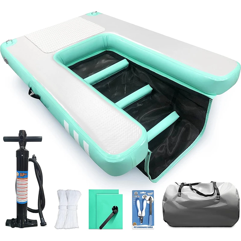 Inflatable Large 220 Pounds Dog Water Float Floating Ramp Swimming Pet Pool Float Ladder Stairs For Boats Docks Easily Climb
Inflatable Large 220 Pounds Dog Water Float Floating Ramp Swimming Pet Pool Float Ladder Stairs For Boats Docks Easily Climb