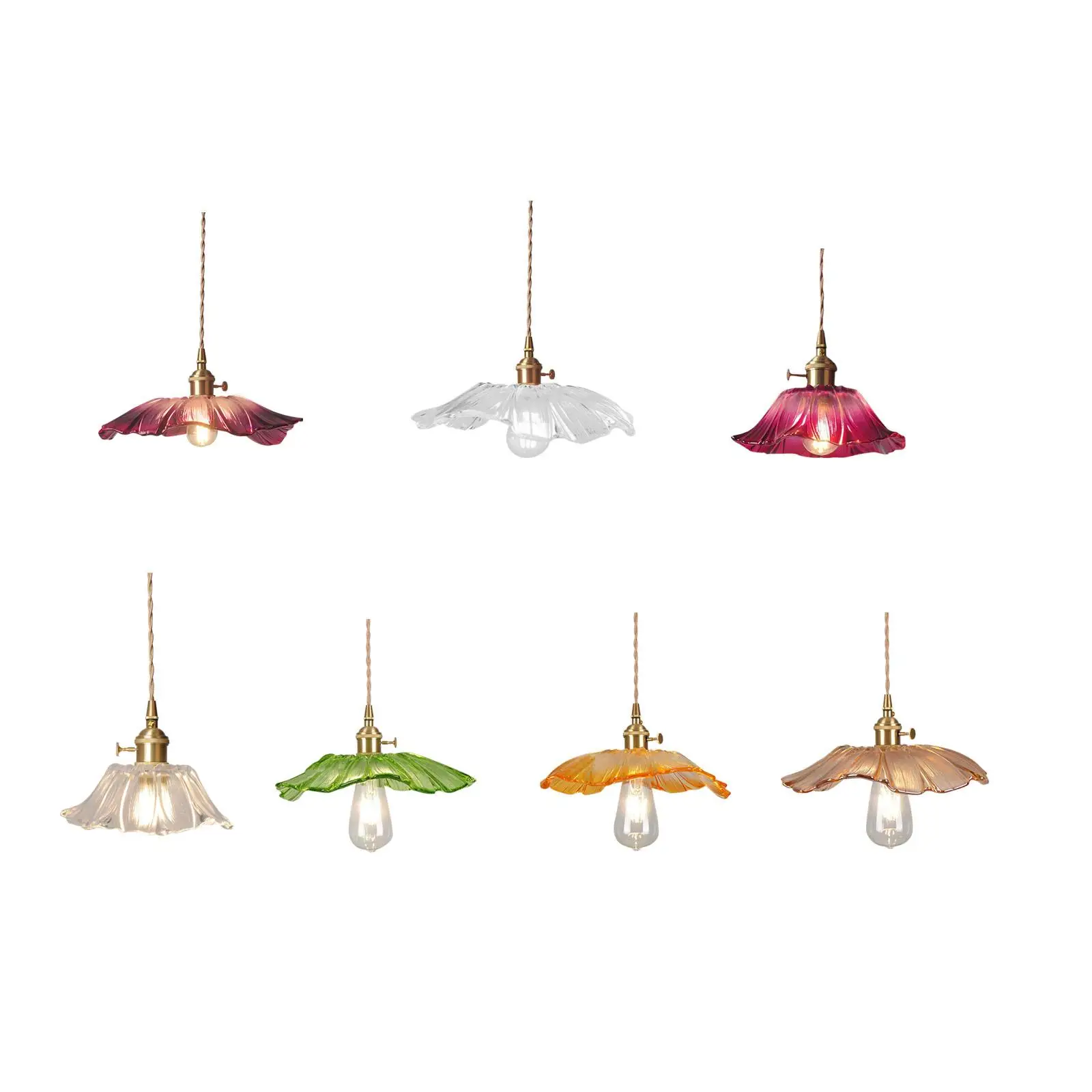 Modern Hanging Pendant Light Lighting Stylish Decorative Floral Glass Pendant
Modern Hanging Pendant Light Lighting Stylish Decorative Floral Glass Pendant