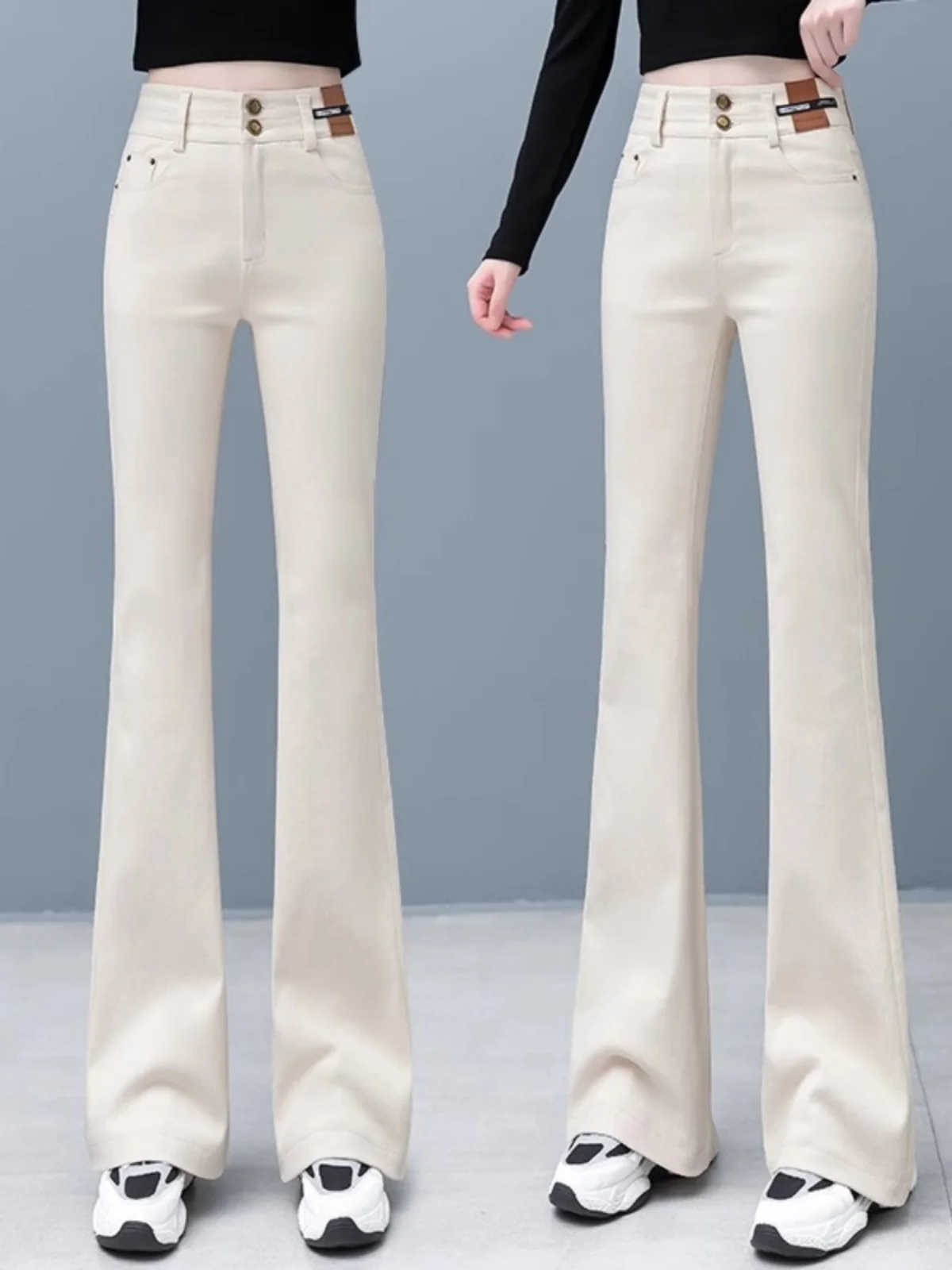 Женские джинсы Thiened Bell Bot на подкладке, длинные брюки с высокой талией, темно-синий цвет, зимние женские джинсы Faion
Женские джинсы Thiened Bell Bot на подкладке, длинные брюки с высокой талией, темно-синий цвет, зимние женские джинсы Faion