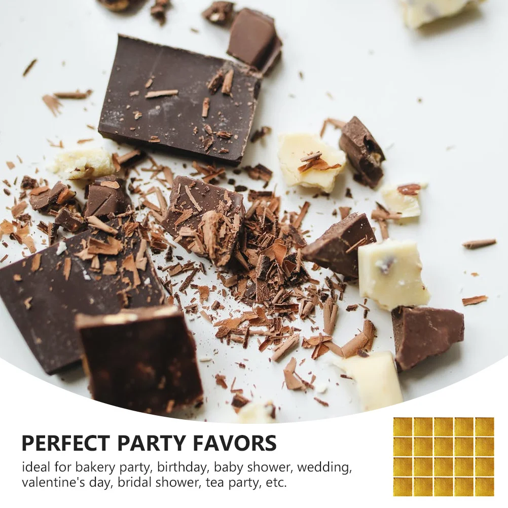 500Pcs Golden Foil Wrapping Paper Aluminum Foil Candy Wrappers for Baking Party Decorations Wedding Candy Chocolate Gift
500Pcs Golden Foil Wrapping Paper Aluminum Foil Candy Wrappers for Baking Party Decorations Wedding Candy Chocolate Gift