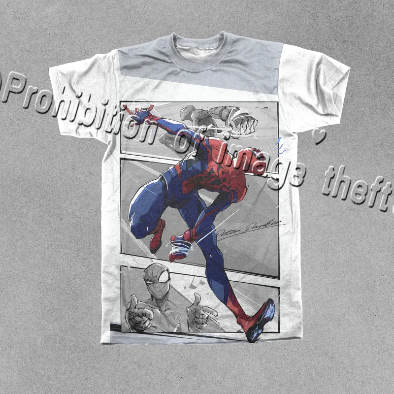 Summer Hot Selling Classic Spider Man 3D Printed Fashionable Short Sleeved Retro Trendy T-shirt for Men Women Sports Street Top
Summer Hot Selling Classic Spider Man 3D Printed Fashionable Short Sleeved Retro Trendy T-shirt for Men Women Sports Street Top
