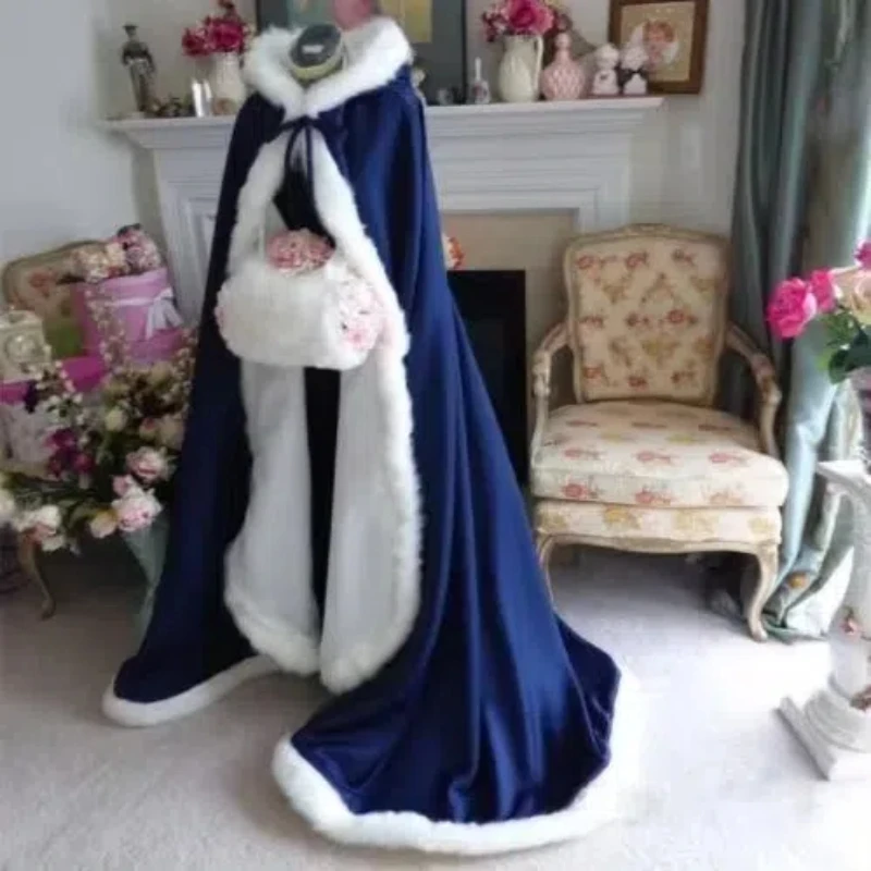 Winter Wedding Bride Cape Silk Shawl Thickened Warm Cloak for Outdoor Shooting Role-playing Cloak Daily
Winter Wedding Bride Cape Silk Shawl Thickened Warm Cloak for Outdoor Shooting Role-playing Cloak Daily