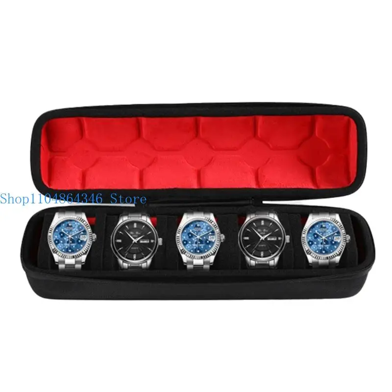 652F Multifunction 5 Slot Watch Storage Box Holder Case, Travel Organizers With Soft Lining for Wristwear Small Items Jewelry
652F Multifunction 5 Slot Watch Storage Box Holder Case, Travel Organizers With Soft Lining for Wristwear Small Items Jewelry