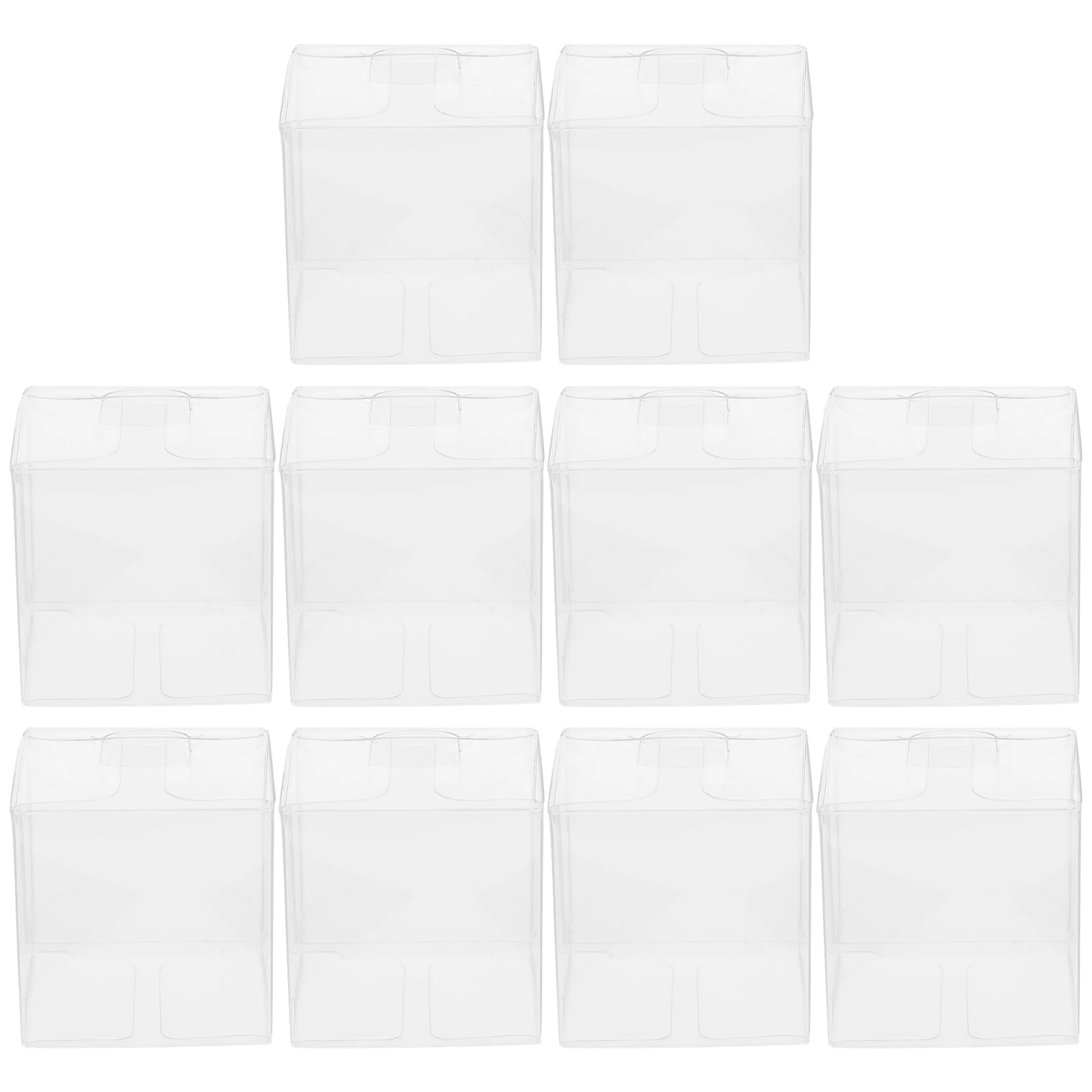 10 Pcs Clear Plastic Boxes Candy Cupcakes Gifts Transparent Square Food Containers Party Favors Wedding Packaging Box
10 Pcs Clear Plastic Boxes Candy Cupcakes Gifts Transparent Square Food Containers Party Favors Wedding Packaging Box