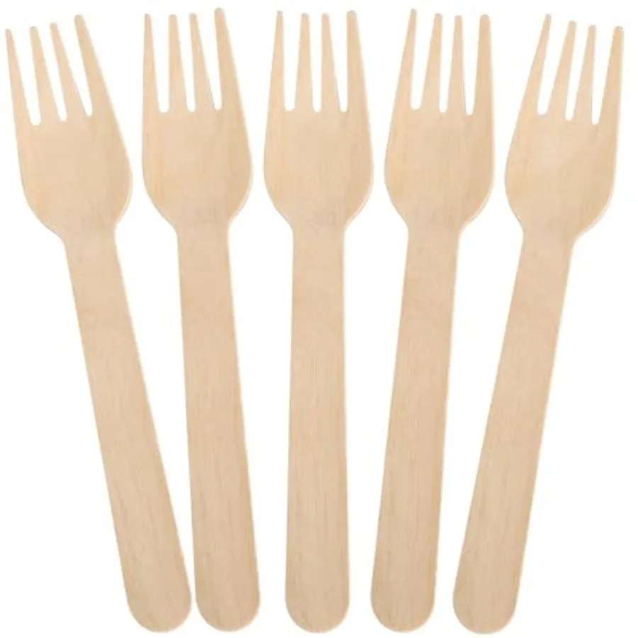Forks Disposable, 100 Pcs Wooden Forks, 6.2inch, Compostable Biodegradable, Great for Camping Picnics Dinner, Party Supplies
Forks Disposable, 100 Pcs Wooden Forks, 6.2inch, Compostable Biodegradable, Great for Camping Picnics Dinner, Party Supplies