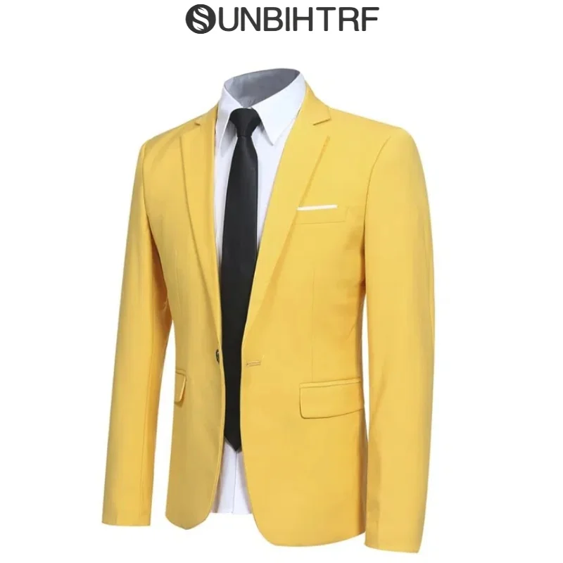 Men's Slim Fit Sporty Suit Jacket Blazer for Business Wedding Leisure
Men's Slim Fit Sporty Suit Jacket Blazer for Business Wedding Leisure