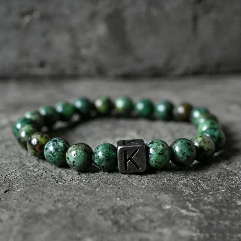 Natural Stone & Stainless Steel Letter Initial Bracelet for Men & Women, Couple Matching Love Jewelry Gift
Natural Stone & Stainless Steel Letter Initial Bracelet for Men & Women, Couple Matching Love Jewelry Gift