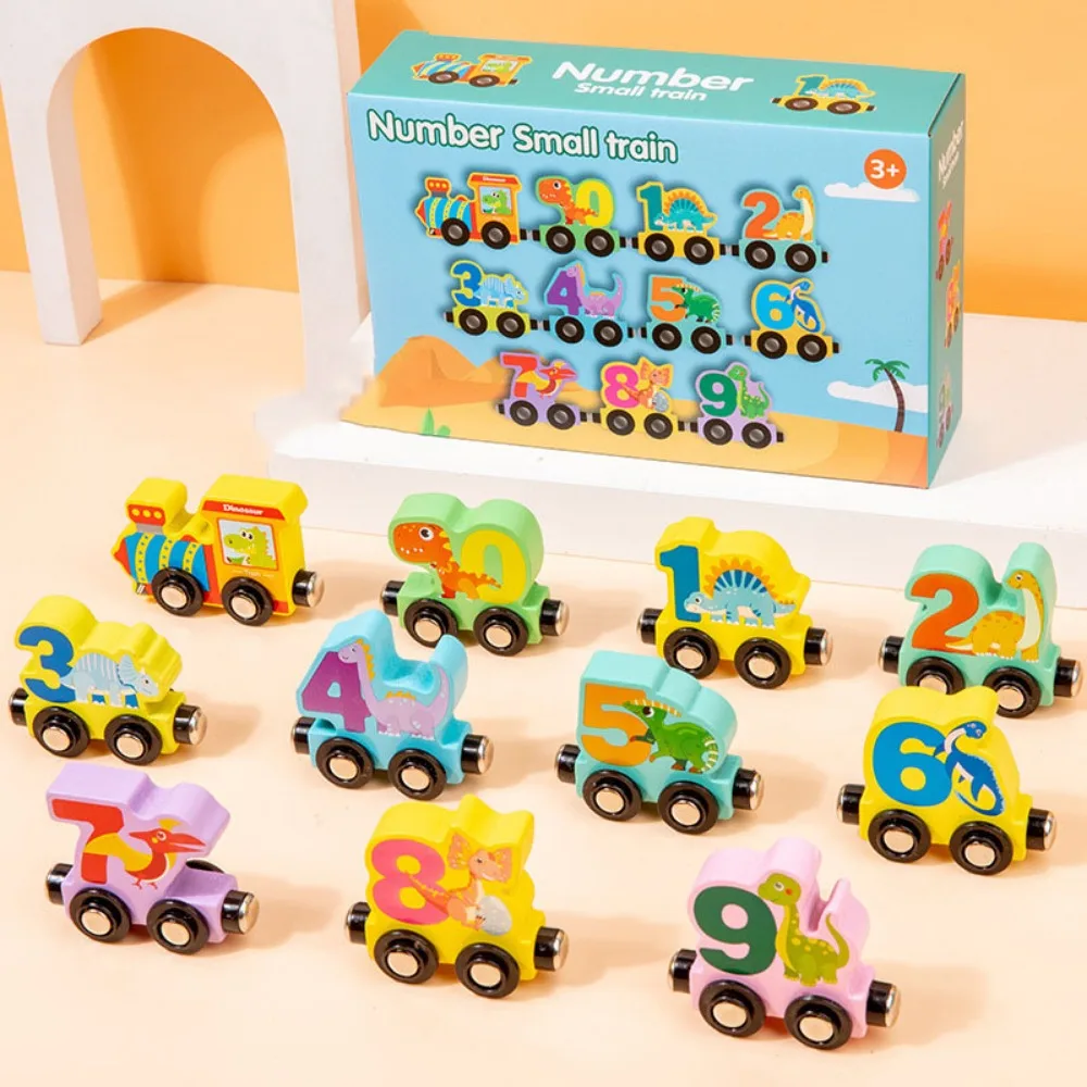 Магнитный деревянный поезд с цифрами/животами, игрушки, обучающие упражнения по математике, набор поездов с цифрами Монтессори 
Магнитный деревянный поезд с цифрами/животами, игрушки, обучающие упражнения по математике, набор поездов с цифрами Монтессори