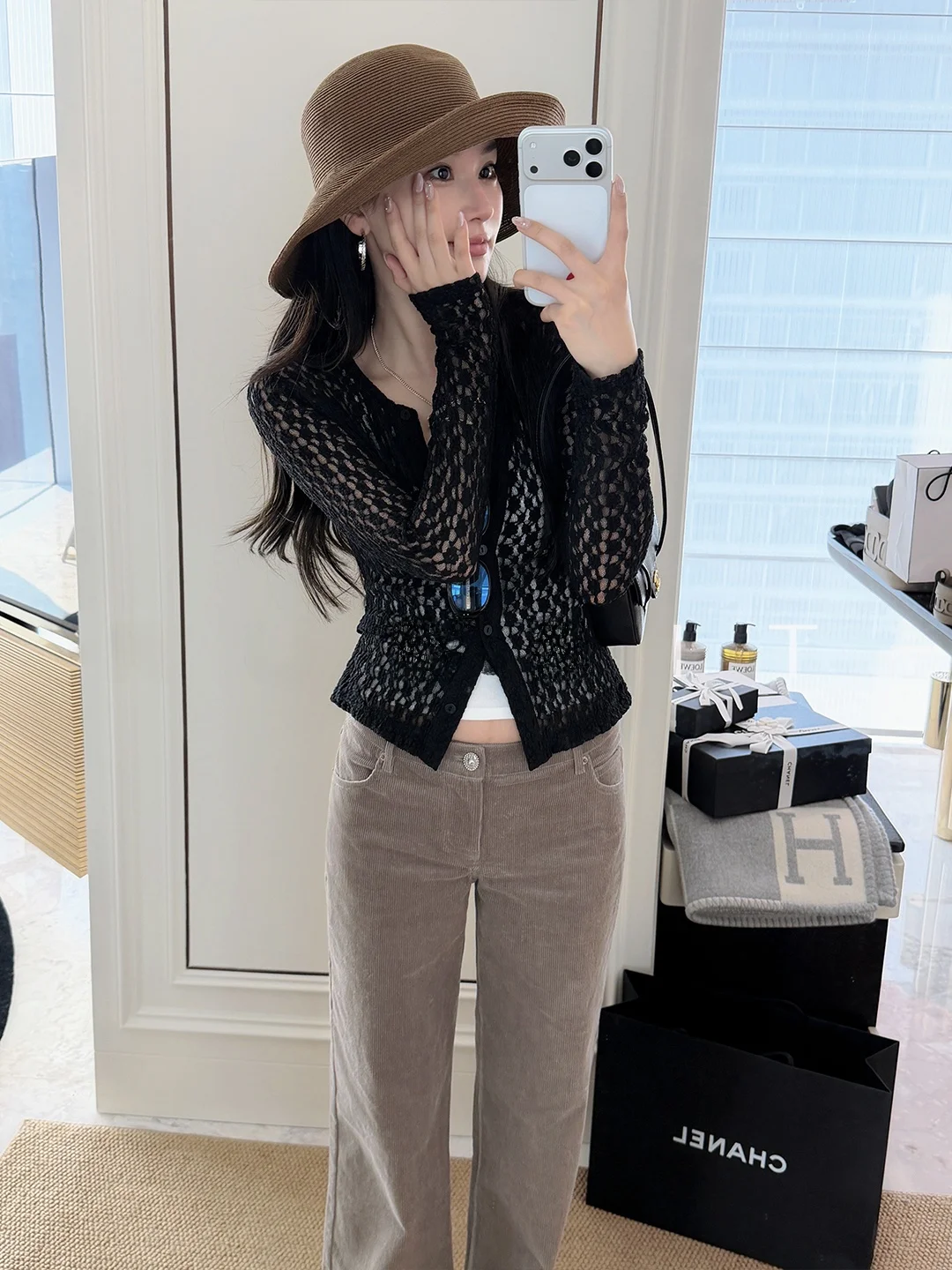 Rubbit Chic Romantic Lace Hollow out Long Sleeve High Elasticity Hook Flower Design Open Cardigan Women's UV Protection Short...
Rubbit Chic Romantic Lace Hollow out Long Sleeve High Elasticity Hook Flower Design Open Cardigan Women's UV Protection Short...