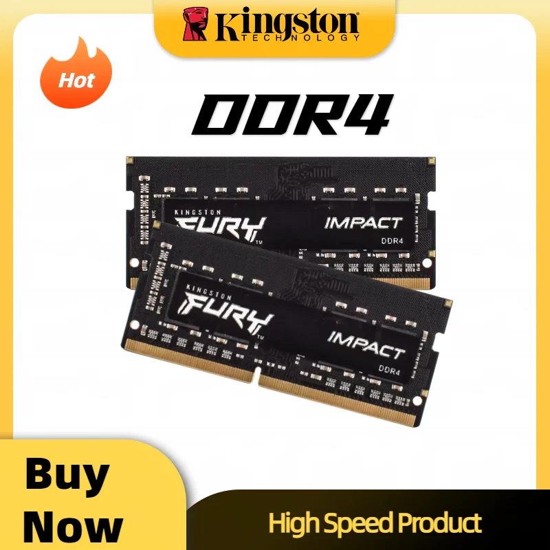 Kingston 3200MHz 2400 2666MHz FURY Impact DDR4 RAM 32 16 8GB SODIMM Memory 260Pin SODIMM PC4-19200 21300 25600 DDR4 Notebook RAM
Kingston 3200MHz 2400 2666MHz FURY Impact DDR4 RAM 32 16 8GB SODIMM Memory 260Pin SODIMM PC4-19200 21300 25600 DDR4 Notebook RAM