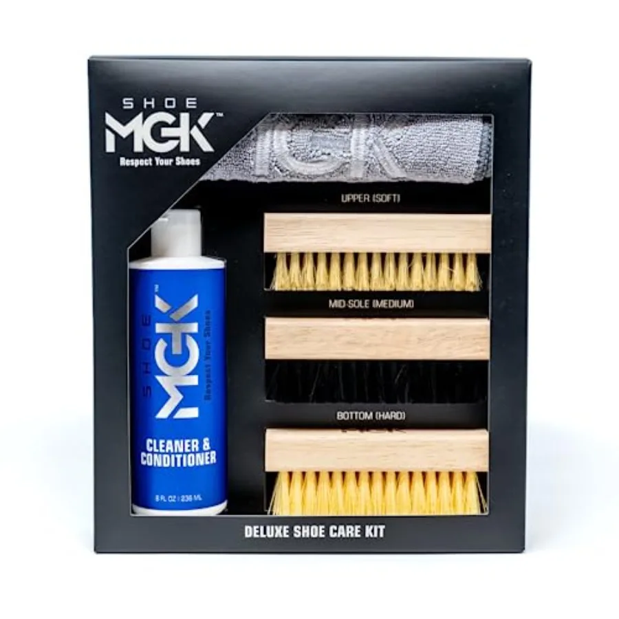 Shoe MGK Deluxe Shoe Brush Set with XL Cleaner and Conditioner for Clean Fresh Shoes
Shoe MGK Deluxe Shoe Brush Set with XL Cleaner and Conditioner for Clean Fresh Shoes