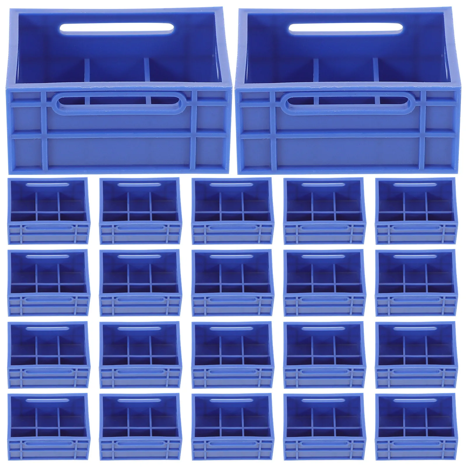 30Pcs Mini Plastic Crates for Dollhouse 3x3x2cm Mini Storage Containers Pretend Play Accessories Miniature Basket for Crafts
30Pcs Mini Plastic Crates for Dollhouse 3x3x2cm Mini Storage Containers Pretend Play Accessories Miniature Basket for Crafts