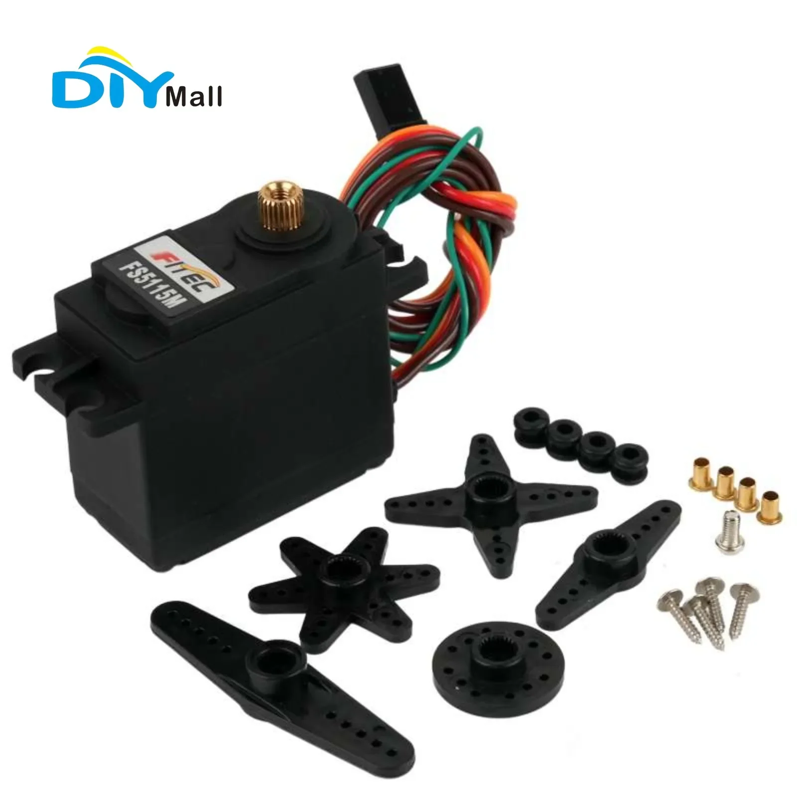 FS5115M-FB Цифровой сервопривод с крутящим моментом 15,5 кг/см Цельнометаллический мотор-редуктор 500-2500 мкм ШИМ 180 градусов
FS5115M-FB Цифровой сервопривод с крутящим моментом 15,5 кг/см Цельнометаллический мотор-редуктор 500-2500 мкм ШИМ 180 градусов