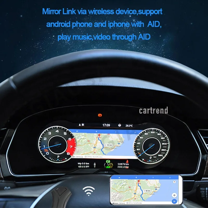 2023 Lastest Digital Dashboard For VW Golf 7/7.5 GTI Golf 6 /GTI MK6 MK7 PASSAT B7 B8 CC Car LCD Instrument Panel Dashboard
2023 Lastest Digital Dashboard For VW Golf 7/7.5 GTI Golf 6 /GTI MK6 MK7 PASSAT B7 B8 CC Car LCD Instrument Panel Dashboard