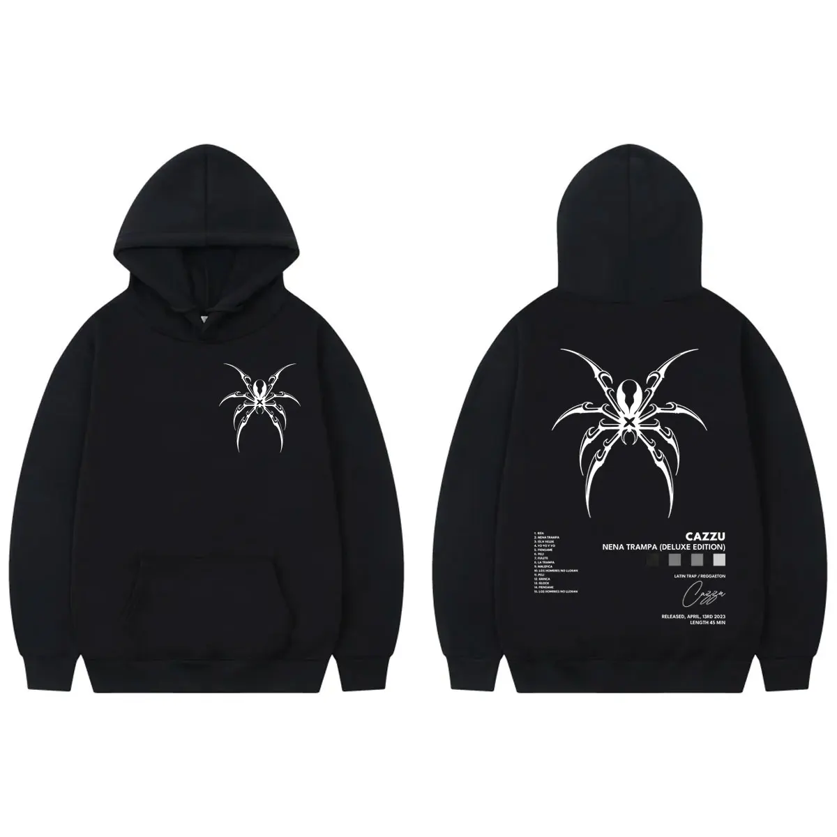 Singer Cazzu Album Graphic Hoodies High Quality Fashion Long Sleeve Hooded Sweatshirts Men Women Casual Loose Fleece Pullovers
Singer Cazzu Album Graphic Hoodies High Quality Fashion Long Sleeve Hooded Sweatshirts Men Women Casual Loose Fleece Pullovers