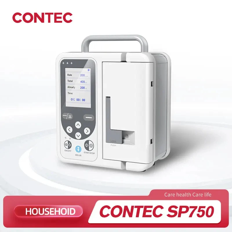 CONTEC SP750 Infusion pump real-time alarm Large LCD Display Volumetric IV Fluid Syringe Pump (Human or Veterinary Use)
CONTEC SP750 Infusion pump real-time alarm Large LCD Display Volumetric IV Fluid Syringe Pump (Human or Veterinary Use)