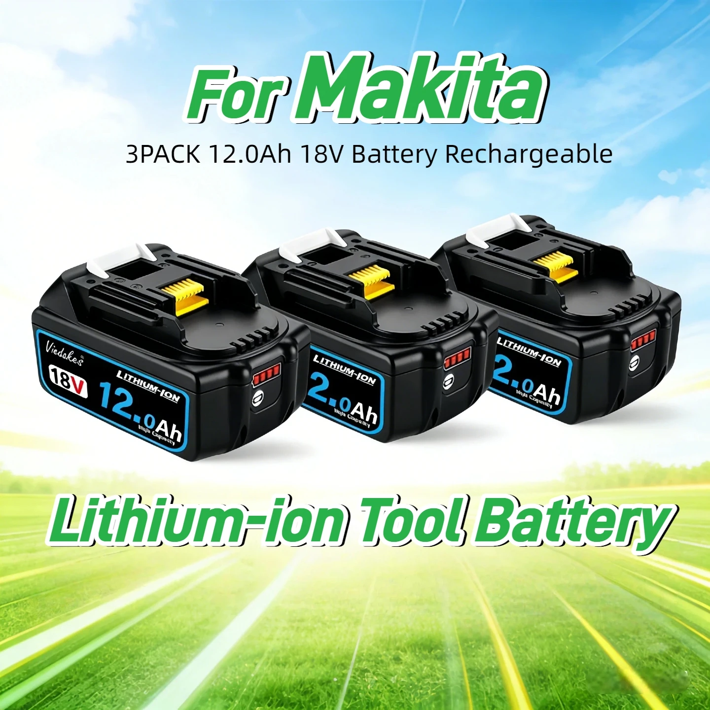 ✅Original 18V 12Ah for Makita 18V Battery BL1830B BL1850B BL1850 BL1840 BL1860 BL1815 Replacement Lithium Battery
✅Original 18V 12Ah for Makita 18V Battery BL1830B BL1850B BL1850 BL1840 BL1860 BL1815 Replacement Lithium Battery