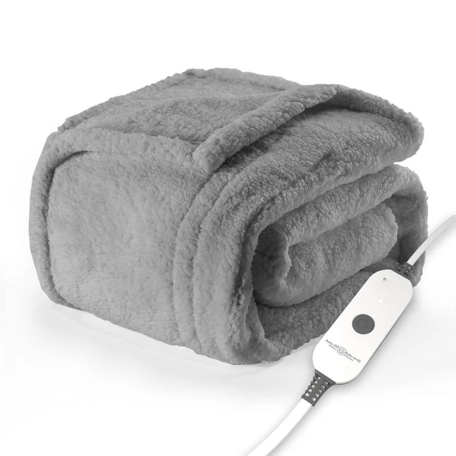 Royal Sherpa Foot Pocket Heated Throw Electric Blanket, 50 x 60, 4 Heat Settings, 4Hour Auto ShutOff, Warming Throw for Couch or
Royal Sherpa Foot Pocket Heated Throw Electric Blanket, 50 x 60, 4 Heat Settings, 4Hour Auto ShutOff, Warming Throw for Couch or