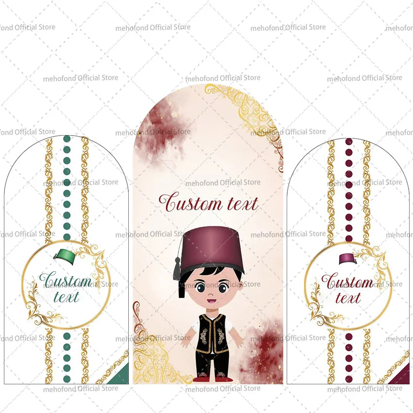 Mehofond Custom Circumcision Mabrouk Tahara Hat kids Birthday Party Baby Shower Cover Chiara Arch Background Decor Backdrop
Mehofond Custom Circumcision Mabrouk Tahara Hat kids Birthday Party Baby Shower Cover Chiara Arch Background Decor Backdrop