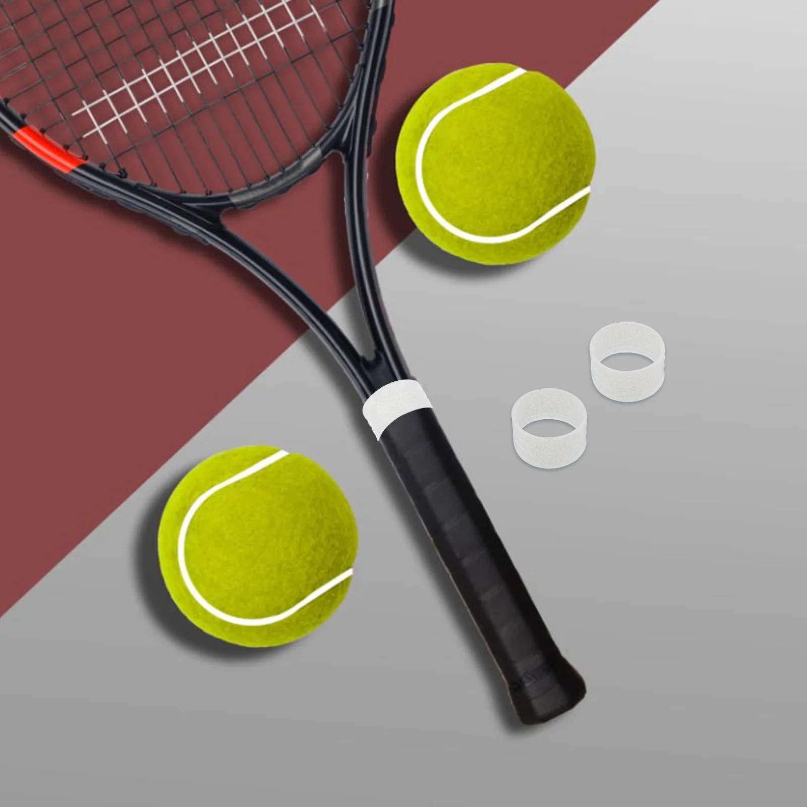 10pcs Tennis Racket Sealing Ring Silicone Gel Non Slip Overgrip Protector Sweatbands Vibration Dampener Bands
10pcs Tennis Racket Sealing Ring Silicone Gel Non Slip Overgrip Protector Sweatbands Vibration Dampener Bands